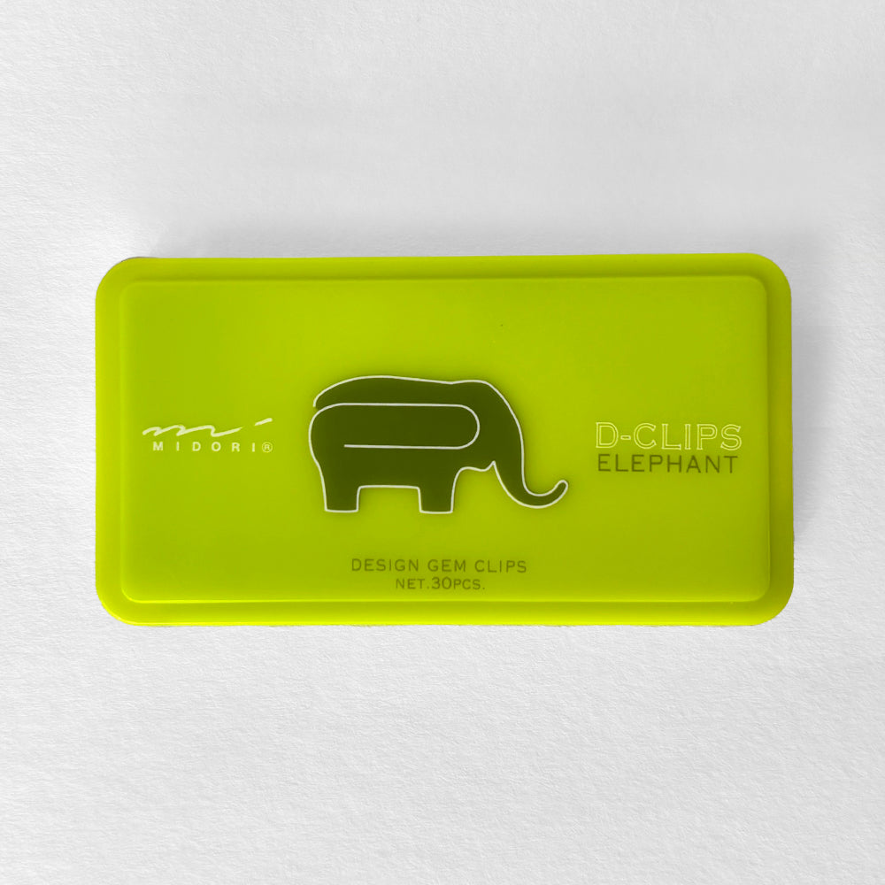 Midori Elephant Paper Clips