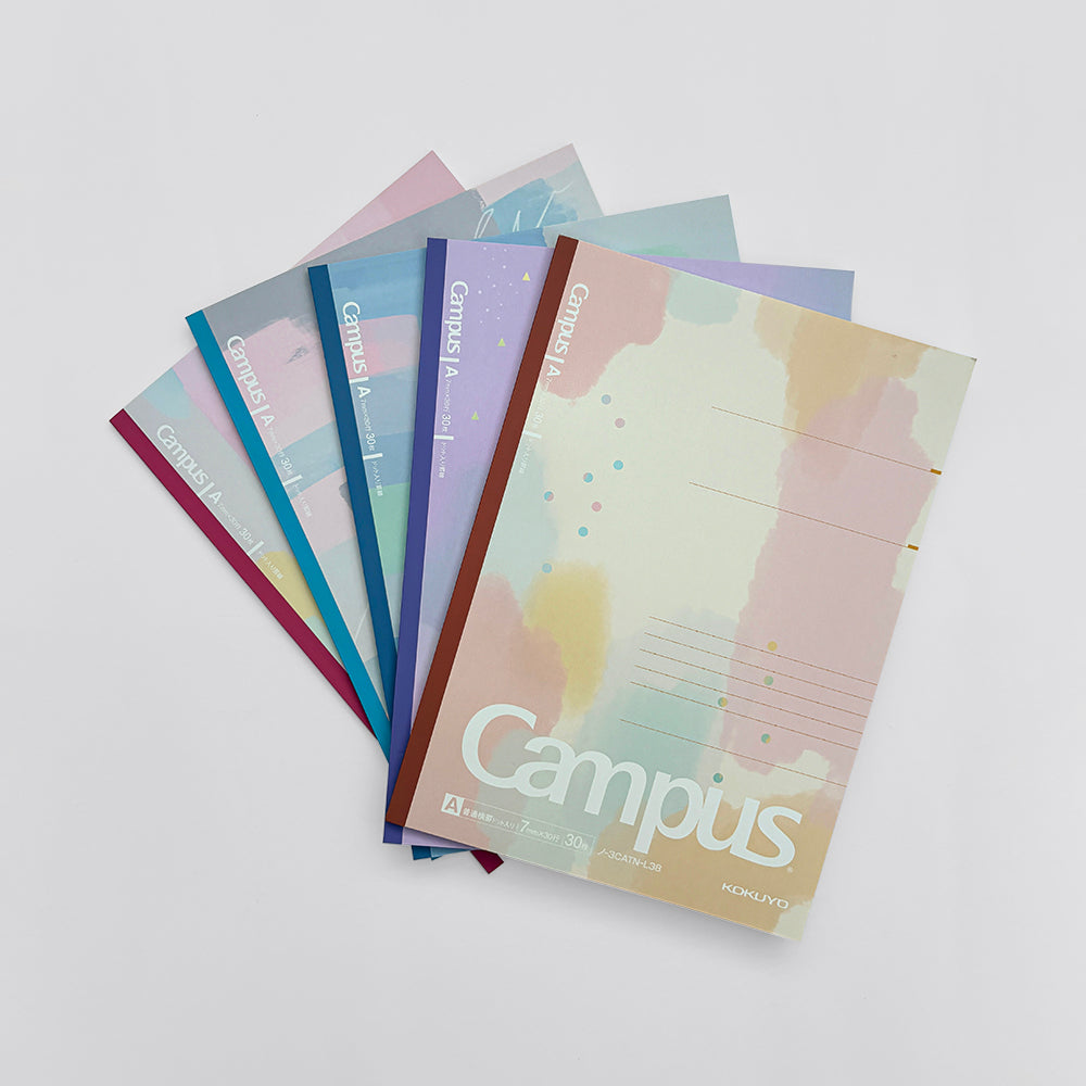 Kokuyo Campus Notebooks, Watercolor Palette Limited Edition  - Set of 5