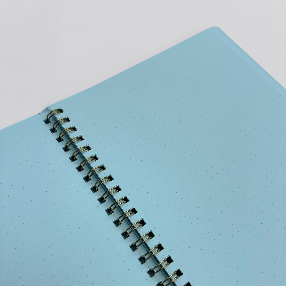 Set of 2 - Midori A5 Dot Ruled Colour Paper Pad & Ring Notebook