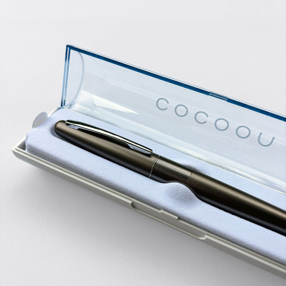 Pilot Cocoon Fountain Pen with Catridge - Titanium