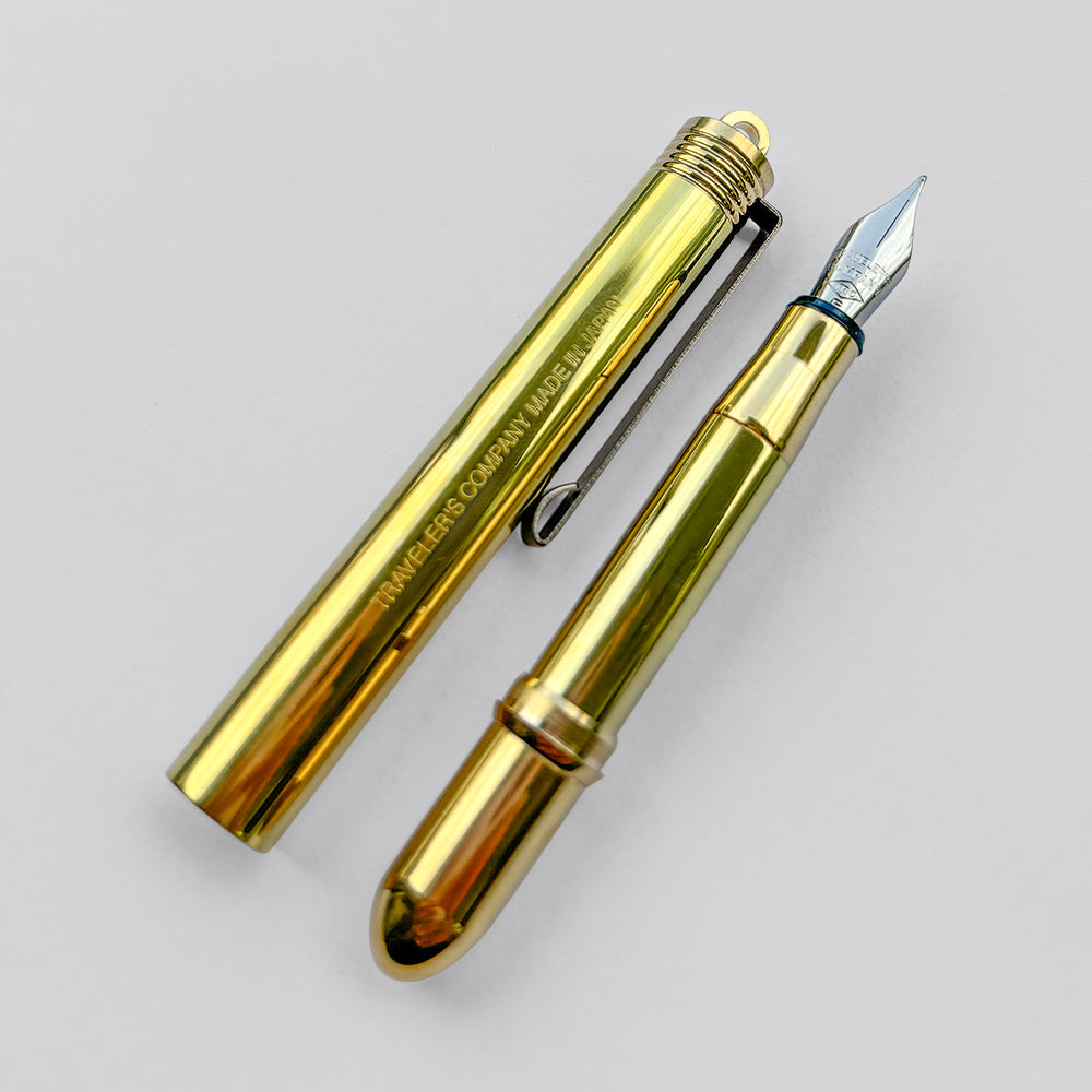 Traveller's Company Brass Stationery Set