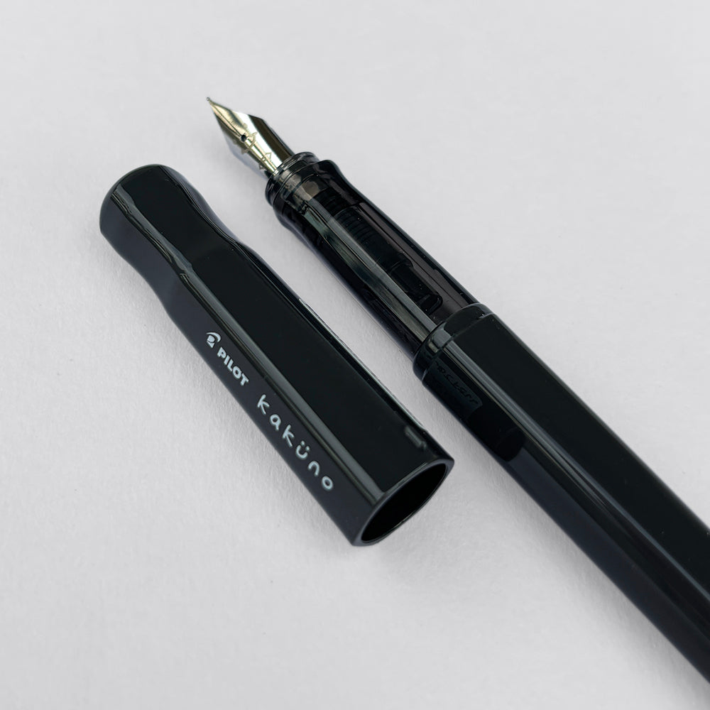 Pilot Kakuno Black Fountain Pen