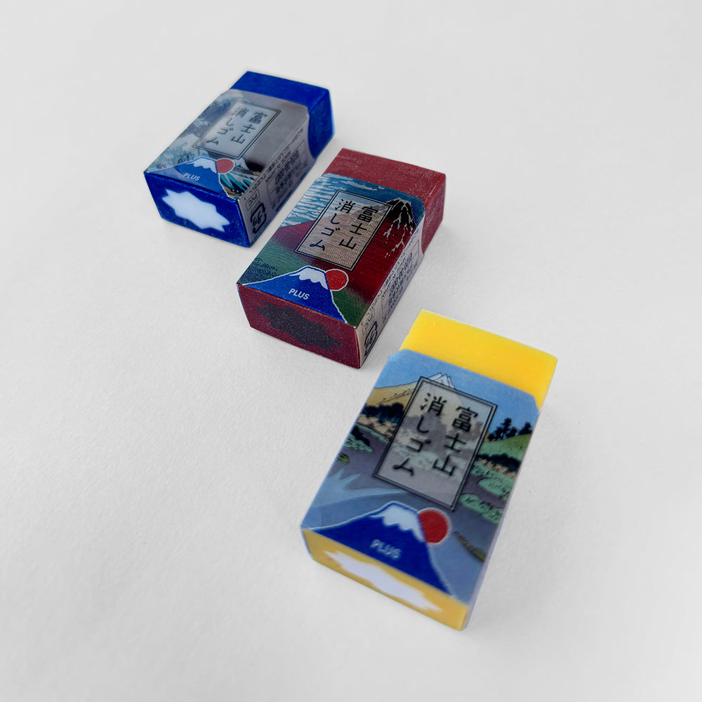 Plus Mt. Fuji Eraser - Set of 3